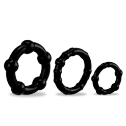 LOVE AND VIBES 3 Anneaux Cockring Silicone -Sextoys boutique 3 anneaux cockring silicone 9