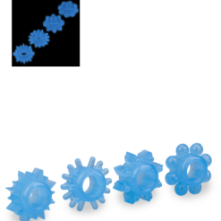 LOVE AND VIBES 4 Anneaux Cockring Phosphorescents Lumino