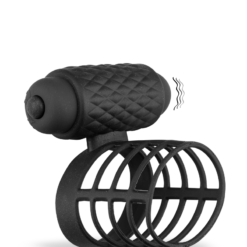 LOVE AND VIBES Anneau Cockring Cage Vibrant