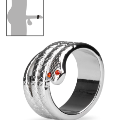 LOVE AND VIBES Anneau Cockring En Inox Medusa -Sextoys boutique anneau cockring en inox medusa 13