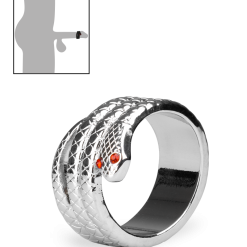 LOVE AND VIBES Anneau Cockring En Inox Medusa -Sextoys boutique anneau cockring en inox medusa 8