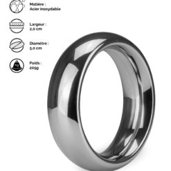 LOVE AND VIBES Anneau Cockring En Inox Precious -Sextoys boutique anneau cockring en inox precious 14