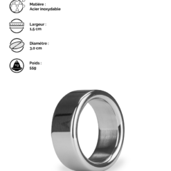 LOVE AND VIBES Anneau Cockring En Inox Stronger -Sextoys boutique anneau cockring en inox stronger 14