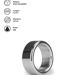 LOVE AND VIBES Anneau Cockring En Inox Stronger -Sextoys boutique anneau cockring en inox stronger 9