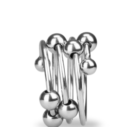 LOVE AND VIBES Anneau Cockring Métal 8 Boules Altar -Sextoys boutique anneau cockring metal 8 boules altar 11