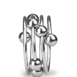 LOVE AND VIBES Anneau Cockring Métal 8 Boules Altar -Sextoys boutique anneau cockring metal 8 boules altar 16