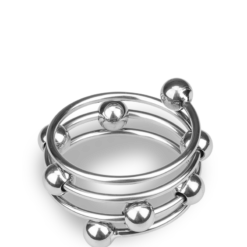 LOVE AND VIBES Anneau Cockring Métal 8 Boules Altar -Sextoys boutique anneau cockring metal 8 boules altar 17