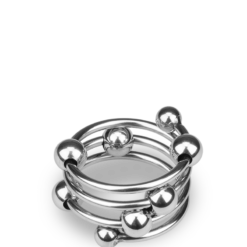 LOVE AND VIBES Anneau Cockring Métal 8 Boules Altar -Sextoys boutique anneau cockring metal 8 boules altar 7