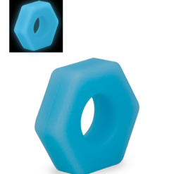 LOVE AND VIBES Anneau Cockring Phosphorescent En Silicone Médical Walt