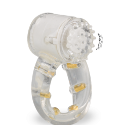 LOVE AND VIBES Anneau Cockring Picots Transparent