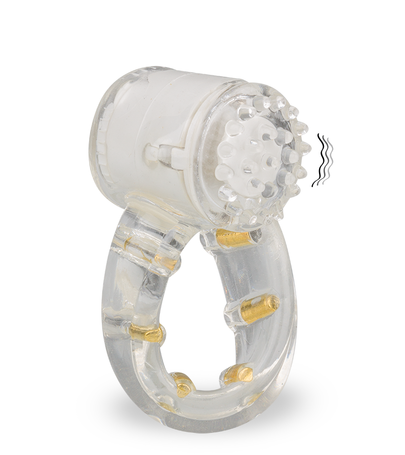 LOVE AND VIBES Anneau Cockring Picots Transparent 1 LOVE AND VIBES Anneau Cockring Picots Transparent