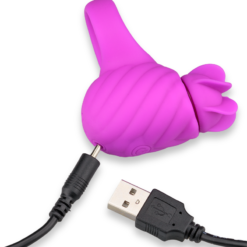 LOVE AND VIBES Anneau Cockring Rotatif Silicone USB -Sextoys boutique anneau cockring rotatif silicone usb 9