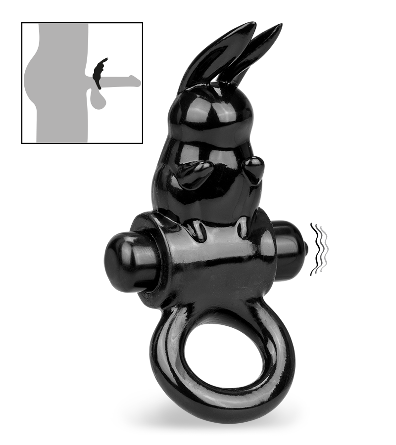 LOVE AND VIBES Anneau Cockring Vibrant 10 Modes Bunny 1 LOVE AND VIBES Anneau Cockring Vibrant 10 Modes Bunny