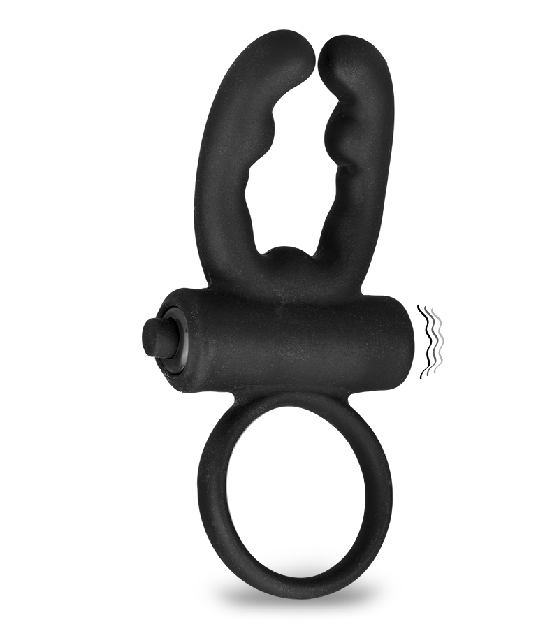 LOVE AND VIBES Anneau Cockring Vibrant à Pinces 1 LOVE AND VIBES Anneau Cockring Vibrant à Pinces