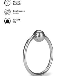 LOVE AND VIBES Anneau De Gland En Inox Lump -Sextoys boutique anneau de gland en inox lump 15