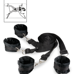 LOVE AND VIBES Attaches-Lanières BDSM Pour Lit