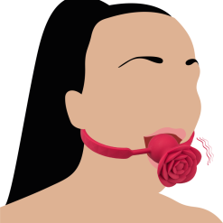 LOVE AND VIBES Bâillon Avec Gag-ball Vibrante Rosie