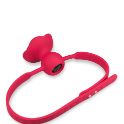 LOVE AND VIBES Bâillon Avec Gag-ball Vibrante Rosie -Sextoys boutique baillon avec gag ball vibrante rosie 5