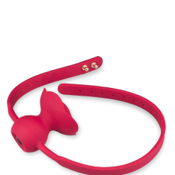 LOVE AND VIBES Bâillon Avec Gag-ball Vibrante Rosie -Sextoys boutique baillon avec gag ball vibrante rosie 6