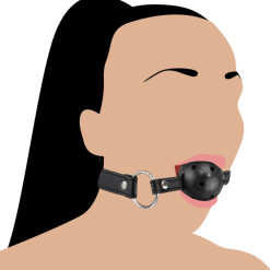 LOVE AND VIBES Bâillon BDSM Bondage Gag-ball