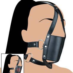 LOVE AND VIBES Bâillon Cuir BDSM Avec Gag-ball