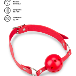 LOVE AND VIBES Bâillon Gag-ball BDSM -Sextoys boutique baillon gag ball bdsm 12