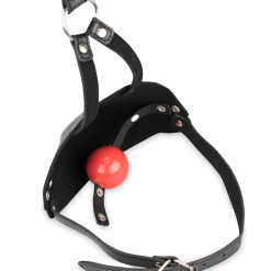 LOVE AND VIBES Bâillon Gag-ball En Cuir BDSM -Sextoys boutique baillon gag ball en cuir bdsm 8