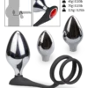 LOVE AND VIBES Bijou Anal Double Anneau Cockring Avec 3 Plugs