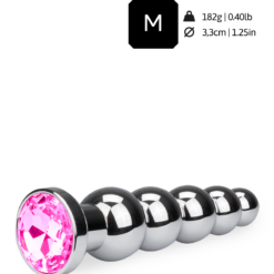 LOVE AND VIBES Bijou Anal Rosebud Chapelet - 7 Coloris -Sextoys boutique bijou anal rosebud chapelet 7 coloris 22