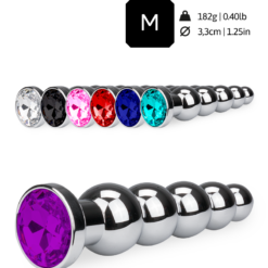 LOVE AND VIBES Bijou Anal Rosebud Chapelet - 7 Coloris