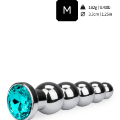 LOVE AND VIBES Bijou Anal Rosebud Chapelet - 7 Coloris -Sextoys boutique bijou anal rosebud chapelet 7 coloris 40