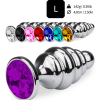 LOVE AND VIBES Bijou Anal Rosebud Torsadé L - 8 Coloris