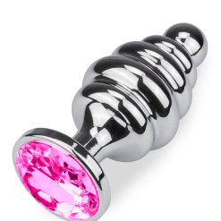 LOVE AND VIBES Bijou Anal Rosebud Torsadé L - 8 Coloris -Sextoys boutique bijou anal rosebud torsade l 8 coloris 32 1