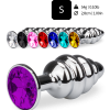 LOVE AND VIBES Bijou Anal Rosebud Torsadé S - 8 Coloris