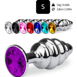 LOVE AND VIBES Bijou Anal Rosebud Torsadé S - 8 Coloris