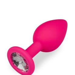 LOVE AND VIBES Bijou Anal Silicone Strass - 4 Coloris -Sextoys boutique bijou anal silicone strass 4 coloris 10