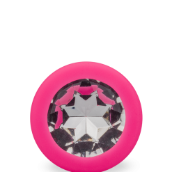 LOVE AND VIBES Bijou Anal Silicone Strass - 4 Coloris -Sextoys boutique bijou anal silicone strass 4 coloris 12