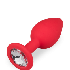 LOVE AND VIBES Bijou Anal Silicone Strass - 4 Coloris -Sextoys boutique bijou anal silicone strass 4 coloris 15