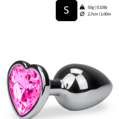 LOVE AND VIBES Bijou Rosebud Coeur S - 7 Coloris -Sextoys boutique bijou rosebud coeur s 7 coloris 28 2