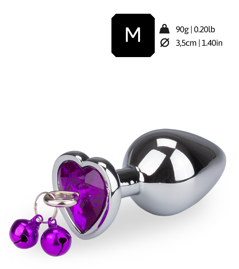 LOVE AND VIBES Bijoux Anal Rosebud Grelots Coeur 2 LOVE AND VIBES Bijoux Anal Rosebud Grelots Coeur – Image 2