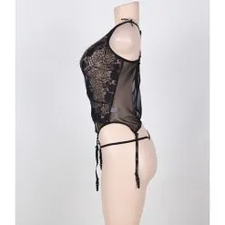 LOVE AND VIBES Body à Porte-jarretelles En Dentelle -Sextoys boutique body a porte jarretelles en dentelle 10