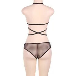 LOVE AND VIBES Body Déshabillé à Rayures 13 LOVE AND VIBES Body Déshabillé à Rayures -Sextoys boutique body deshabille a rayures 8