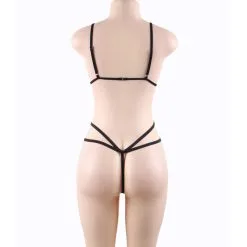 LOVE AND VIBES Body Sexy à Lacet Noir -Sextoys boutique body sexy a lacet noir 11