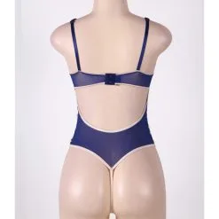 LOVE AND VIBES Body Sexy Bleu Et Blanc -Sextoys boutique body sexy bleu et blanc 11