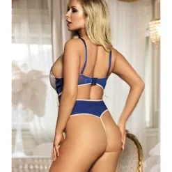 LOVE AND VIBES Body Sexy Bleu Et Blanc -Sextoys boutique body sexy bleu et blanc 5