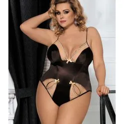 LOVE AND VIBES Body Sexy Marron Et Or à Trous -Sextoys boutique body sexy marron et or a trous 6