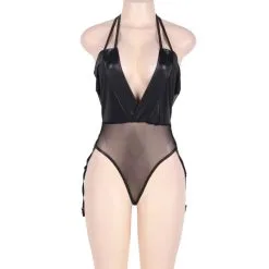 LOVE AND VIBES Body Sexy Similicuir En V -Sextoys boutique body sexy similicuir en v 8