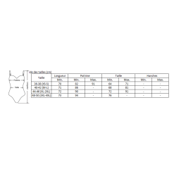 LOVE AND VIBES Body Similicuir Manche Frou-frou -Sextoys boutique body similicuir manche frou frou 12