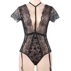 LOVE AND VIBES Body Teddy Avec Collier 27 LOVE AND VIBES Body Teddy Avec Collier -Sextoys boutique body teddy avec collier 13