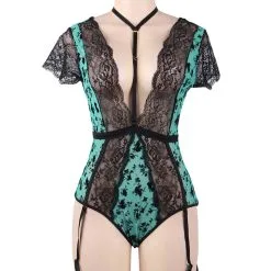 LOVE AND VIBES Body Teddy Avec Collier 30 LOVE AND VIBES Body Teddy Avec Collier -Sextoys boutique body teddy avec collier 16